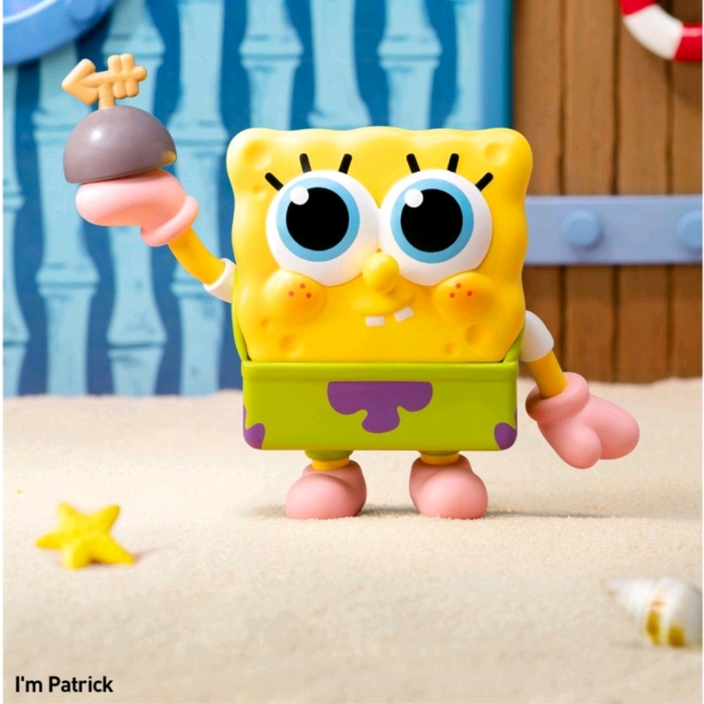 Pop Mart SpongeBob Best‎ Friends Series Figures NIB - I'm Patrick